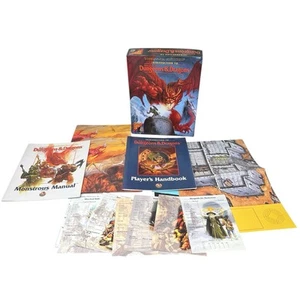 Introduction to Advanced Dungeons & Dragons D&D Box Set TSR 1134 incomplete - Picture 1 of 9
