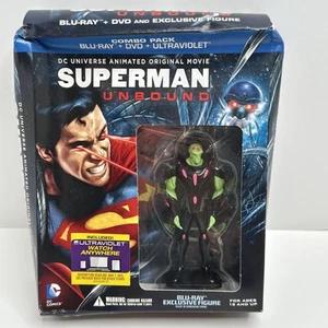 Superman: Unbound (Blu-ray/DVD, 2013, Includes Digital Copy UltraViolet Includes - Foto 1 di 11