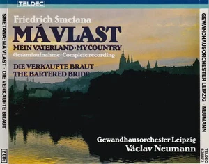 2xCD Smetana Mein Vaterland - My Country STILL SEALED NEW OVP Teldec - Foto 1 di 1