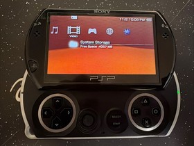 Sony PSP Go PlayStation Portable Go Tested Black PSP-N1001 Console  Bundle Case