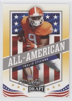 2021 Leaf Draft All-American Gold Travis Etienne #44 Rookie RC - Image 1 of 2