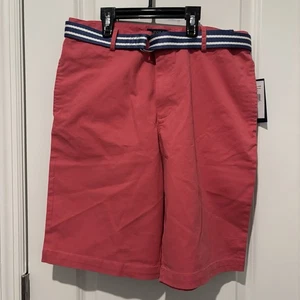 Polo Ralph Lauren Boys Shorts With Belt Pink Size 20 - Picture 1 of 6