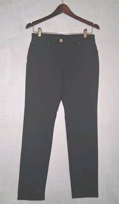 Pantalones de vestir Chico's So Slimming Ponte para mujer talla 00 cortos US XS gris oscuro elásticos Foto 1 de 4