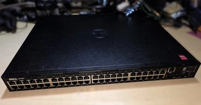 🖧 DELL NETWORKING 1548P POE+ GIGABIT 48 PORT SWITCH 4xSFP+ 10Gbit MANAGED L2 - Image 1 of 4