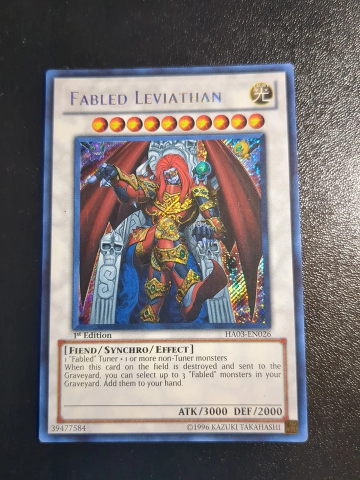 Fabled Leviathan HA03-EN026 Hidden Arsenal 3 1st Edition - Image 1 of 1