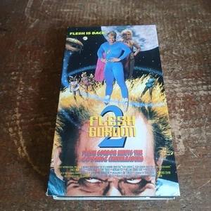 FLESH GORDON 2: MEETS THE COSMIC CHEERLEADERS.VHS.SCI-FI COMEDY UNRATED 1993 - Picture 1 of 10