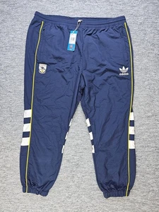 ARSENAL LONDON 1991/1993 Retro ADIDAS Originals Track Pants Size 2XL Nylon Blue - Picture 1 of 14