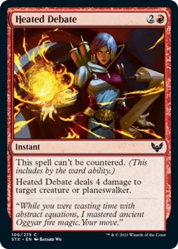 x1 Heated Debate - Strixhaven: School of Mages - NM - MTG - Image 1 of 1