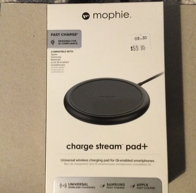 Mophie Charge Stream Pad + Universal Wireless Charging Pad for Qi-enabled Phones - Image 1 of 2
