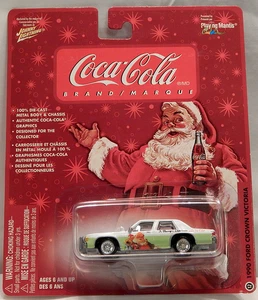 1990 Ford Crown Victoria Johnny Lightning Santa & Polar Bears Coca-Cola Graphics - Picture 1 of 4