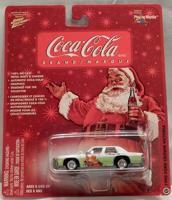 1990 Ford Crown Victoria Johnny Lightning Santa & Polar Bears Coca-Cola Graphics - Image 1 of 4