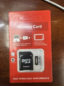Lenovo 2TB Micro SD Card Memory Card TF Card with Free Adapter High Speed - Zdjęcie 1 z 1