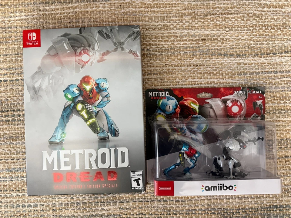 METROID DREAD SPECIAL COLLECTORS EDITION + PACOTE AMIIBO CONJUNTO NINTENDO SWITCH - Imagem 1 de 1