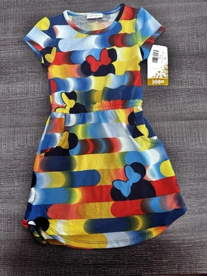 NWT Disney Mickey & Minnie Mouse Lularoe Mae Girls Dress size 4  - Image 1 of 4