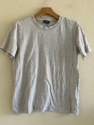 Espléndido Top de Mujer Neutro a Rayas Talla Pequeña Hecho en Egipto Preppy Náutico Foto 1 de 4