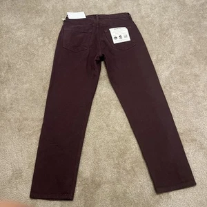 ETICA Damen Finn Denim Jeans Slim Straight Lila Weinprobe Größe 28x27 - Bild 1 von 16