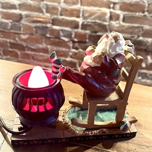 Crazy Mountain Hot Foot Santa Christmas Decor Accent Light Tested Works - Picture 1 of 24