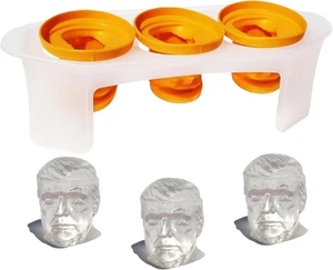 Donald Trump Eiswürfelschalen - Lustige Präsidentenformen für Whisky Cocktail Eis  - Bild 1 von 4