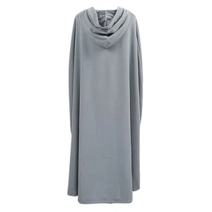 Casual Women Winter Cloak Hooded Sleeveless Button Closure Long Cape LEYB - Picture 1 of 15