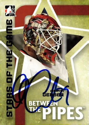 Martin Gerber - Signed 2006-07 ITG Between The Pipes Stars Of The Game Card #71 - Image 1 of 2