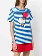 BNWT Chinti and Parker Meet Hello Kitty Blue White Striped Cotton T Shirt Top M