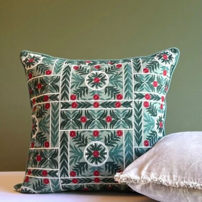 Fougere High End Designer Fabric  Throw Pillow Cover  22 x 22 NWT - Image 1 of 3