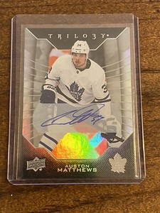 2019-20 Upper Deck Trilogy  Auston Matthews Auto Toronto Maple Leafs MORE