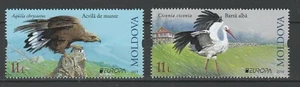 Moldova 2019 CEPT Europa Birds, Golden Eagle, Stork 2 MNH stamps - Picture 1 of 1