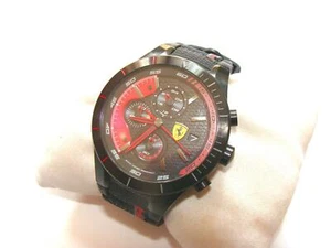 Pre-owned: Ferrari Gents Chronograph Watch. Black SF.25.1.34.0174 - Picture 1 of 10