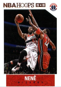 2015-16 Panini NBA Hoops #56 Nene Washington Wizards NM Trading Card - Picture 1 of 1