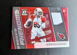 Rondale Moore Rookie 2021 Donruss Optic Rookie Phenoms Red Patch RC Cardinals