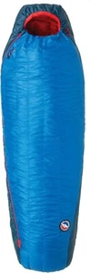 Big Agnes Anvil Horn 15 Sleeping Bag, Left Hand, Men's, Long, Blue/Red - Picture 1 of 5