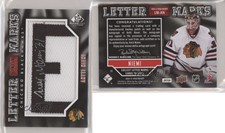 2010-11 SP Game Used Edition Letter Marks /50 Antti Niemi #LM-AN Auto