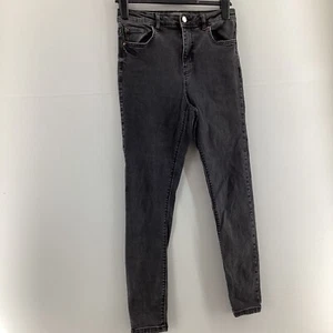 Denim Co Womens Denim Jeans Size 12 Dark Grey Skinny Stretch - Picture 1 of 8