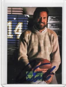 1992 Pro Line Portraits #424 Dan Fouts Autografo Carta da Collezione SPEDIZIONE GRATUITA - Foto 1 di 2