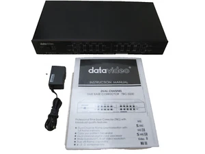 Datavideo TBC-3000 TBC Dual Channel Time Base Correttore Sincronizzatore Telaio - Foto 1 di 13