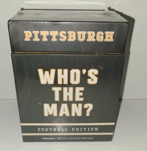You Gotta Know Who’s The Man? - Pittsburgh Football Trivia Game SEALED NEW - Picture 1 of 4