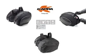 RA310 KAPPA COPPIA di BORSE LATERALI UNIVERSALI ESTENSIBILI MOTO SCOOTER - Foto 1 di 1