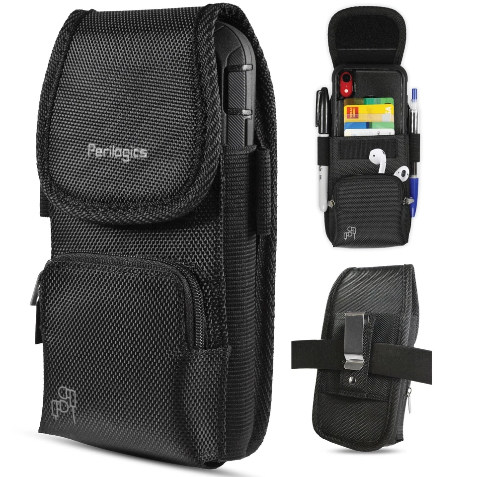 Belt Phone Holster For iPhone 16/15/14 Plus, Pro Max with Phone Case Installed - Image 1 of 4