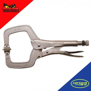 406P - Teng Tools - 11 Inch Clamp Plier with Swivel Pad - Foto 1 di 2