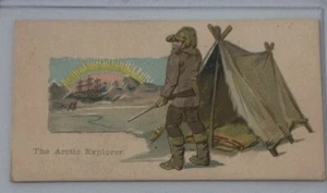 1888 N86 Duke Cigarettes Scenes of Perilous Occupations The Arctic Explorer - Picture 1 of 3