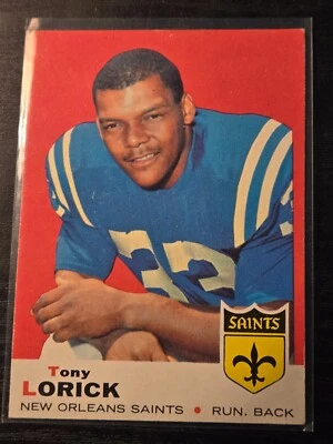 1969 Topps #61 Tony Lorick Saints - Image 1 of 2