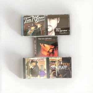 Tim McGraw 5 CD Lot: See Photos - Picture 1 of 11