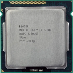 PROCESSEUR INTEL i7-2700K 3,5 - 3,9 GHZ SOCKET 1155 avec pâte thermique - Foto 1 di 1