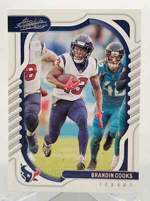 2022 PANINI ABSOLUTE BRANDIN COOKS BASE FOOTBALL CARD TEXANS NFL donruss topps   - Image 1 of 2