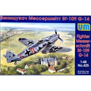 Messerschmitt Bf-109G-14 UNIMODELS UM 425 Plastic scale models kit Scale 1:48 - Picture 1 of 24