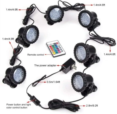 SHOYO Underwater Light RGB 6 In Set CJ-1t6 With Remote - Image 1 of 4
