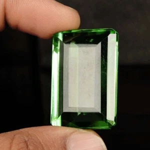 Translucent green Amethyst fancy Cut Faceted 65.00 Carat Loose Gemstone, SR-97 - Picture 1 of 6