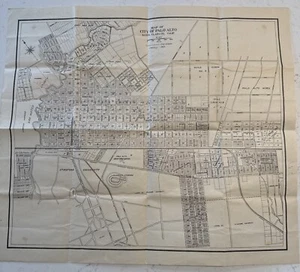 1926 PALO ALTO California Santa Clara County Stanford University Real Estate Map - Picture 1 of 14