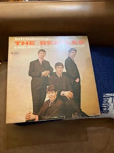 BEATLES  VJ  BRACKETS INTRODUCING THE BEATLES  1-24-1964 Mono Vee Jay LP - Picture 1 of 22